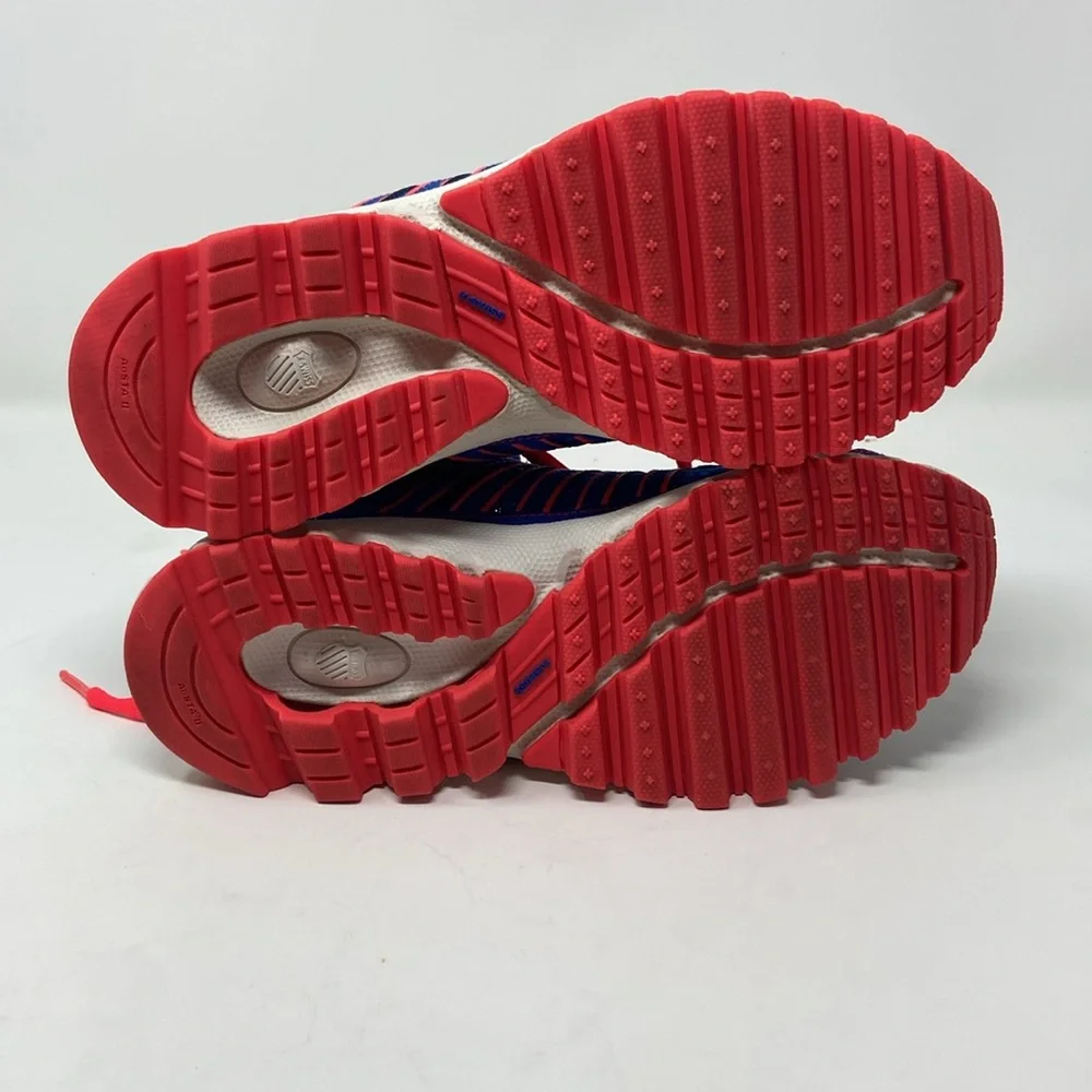 K SWISS AoSTA II WOMANS SIZE 7 E14-097 RUNNING SHOE BLUE/PINK MESH LIGHTWEIGHT - Picture 11 of 16
